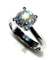 Ringe X-Diamond Dame in Weißgold Diamante Lab Grown